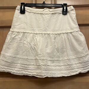 Abercrombie and Fitch white skirt